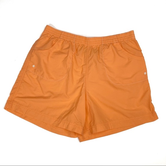 Columbia | Orange Elastic Nylon Quick Dry Shorts M - Picture 1 of 4